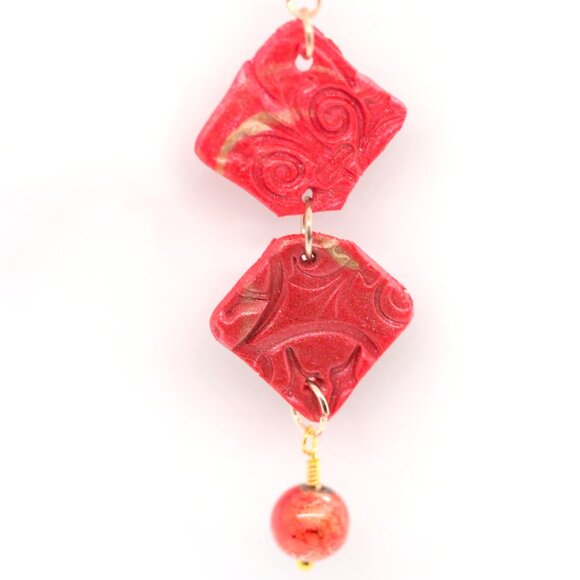 Abstract Earrings - Picture 5 of 6